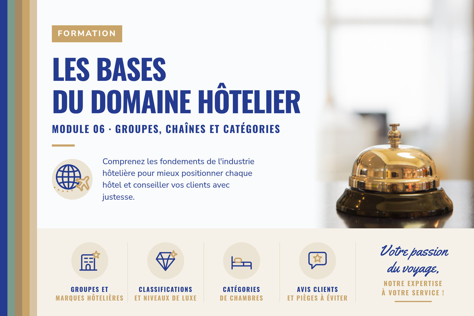 Les bases du domaine hôtelier